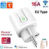Tuya WiFi 16A EU Smart Plug with Power Meter,
Smart plug,
wifi plug,
smart wifi plug, 16A Plug, tuya plug, Smart Devices, smart plug 16A, tuya device, smart devices.